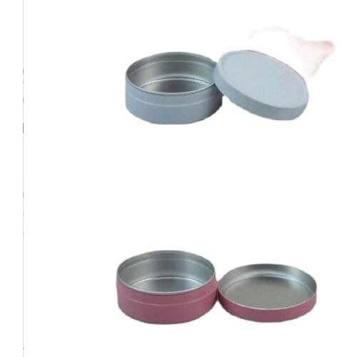 10g pink/white aluminum cream bottle,cosmetic container,eyeshadow container,cream jar,Cosmetic Jar,Cosmetic Packaging
