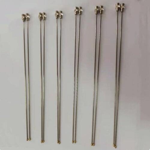 10pcs Sheep Fresh Sperm Endoscope Artificial Insemination GUN UterusNeedle Copper Goat Sperm AI Tool Sheep Farm Vet Tools NEW