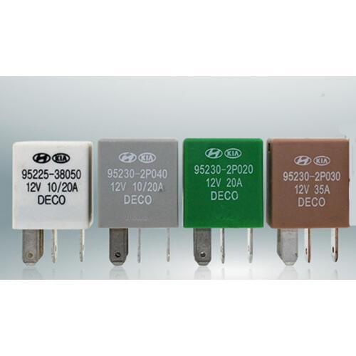 2PC Car Violet Relay for KIA 12V 10A 20A 35A 50A 4Pin 5pin DECO Power Relay Assembly
