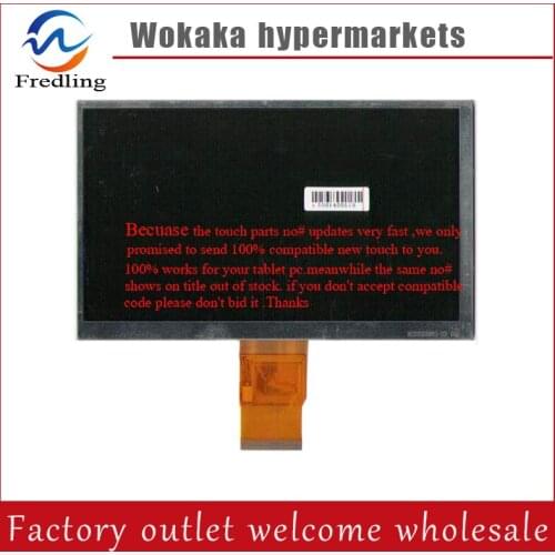 Supra M722 7" 163*97MM lcd screen display tablet accessories replacement Free Shipping