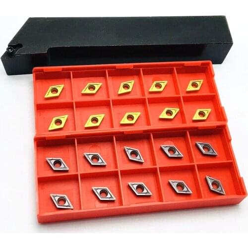 SDJCR1010H07 SDJCR1212H07 SDJCR1616H07 CNC lathe cutting tool holder 10 pieces DCMT070204 VP15TF UE6020 US735 carbide insert