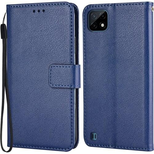 Wallet Leather Case for On Realme C20 Flip Case C20 Capa Phone Bag for Realme C20 Cover Card Slot Funda