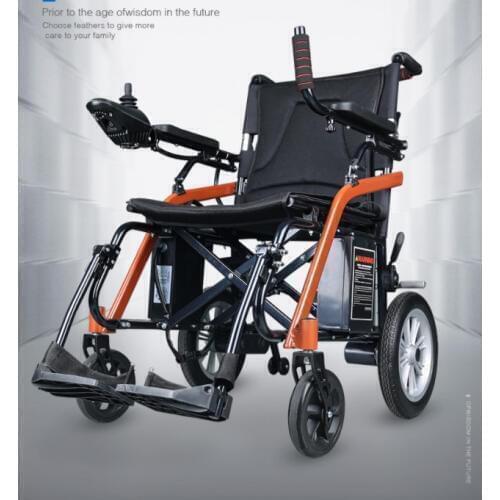 2019 hot sell power electric wheelchair net weight 18kg 180w*2motor for disabled and elderly