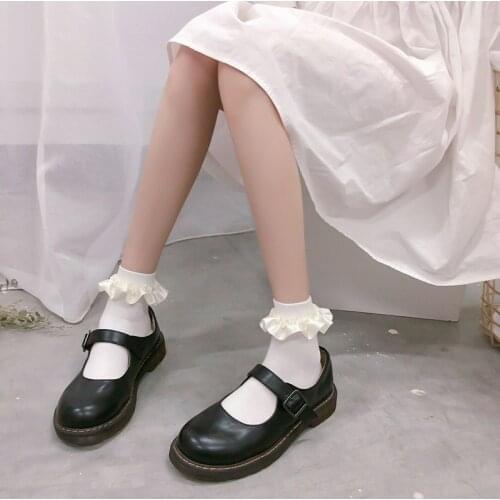 Lolita sweet and lovely lace socks girl socks soft heart lo cake sister Luoli Sen female line of socks