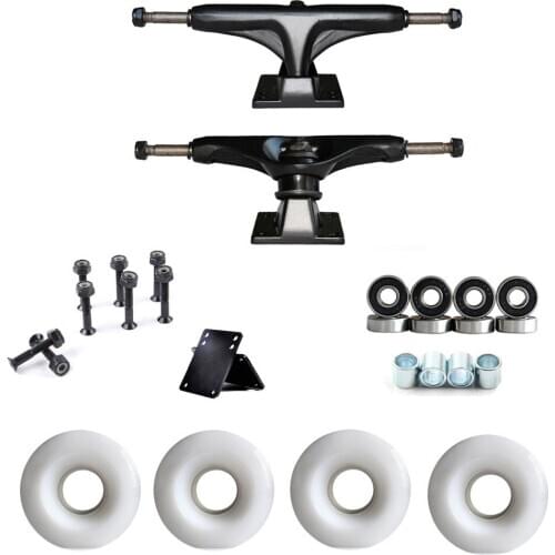 City Run Soft Wheels For Fishboard Cruiser Skateboard SHR78AB 5532 Skateboard Wheels Truck Bearing 3mm Riserpad 29mm Hardware