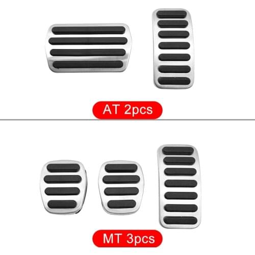 Stainless Steel Car Foot Pedal Fuel Accelerator Gas Pedal Brake Pedal Cover Pad For Volvo S40 V40 C30 XC30 Accessories