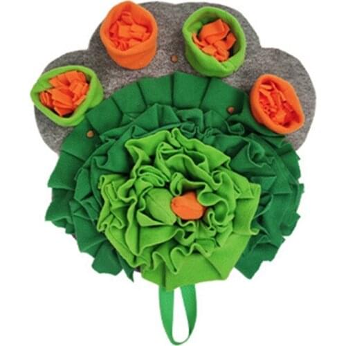 Dog Snuffle Pad Keep Pet Healthy Non Toxic Mat Dog Snuffle Pad Puppy Puzzle Toys for Dog Smell Training&Slow Eating