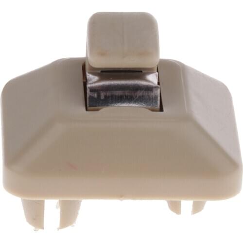 New High Quality 2 Pcs Sun Visor Clip Hook Holder for Audi A5 Q5 13 14 15 Beige Stable characteristics high reliability