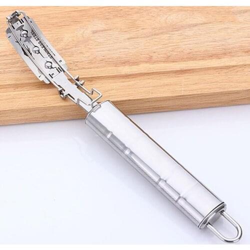 Stainless Steel Scraping Pig Hair Knife Chicken Duck Hair Scraper Cooking Meat Tools Poultry Hair Removal Knife Kitchen