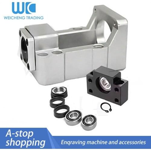 Stepping servo motor seat screw support bearing HM15-80/86 motor nema32/34+BF15 seat integrated bracket support for cnc parts