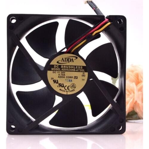 For Adda AD0924HB-A72GL 9025 9225 9cm 90mm 24V 0.15A server inverter computer case cooling fan