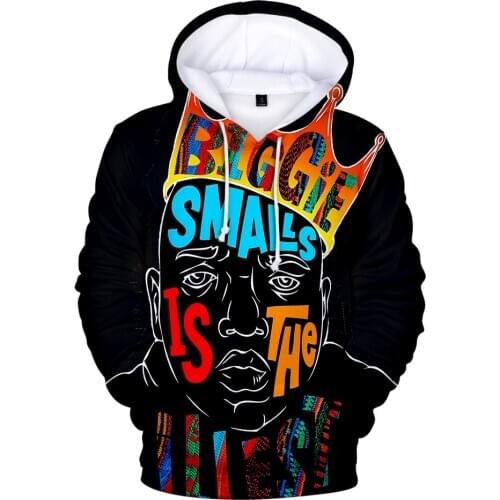 High Quality 3D Gedrukt Notorious Big Hoodies Mens Biggie sweatshirt Hiphop Rock Biggie Hoodie Zachte Notorious B.I.G. s Game