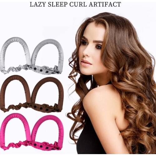 High Quality Heatless Curl Ribbon Silk Curling Ribbon Hair For Women Hair Curl Heatless Curling Rod Headband Lazy Curler