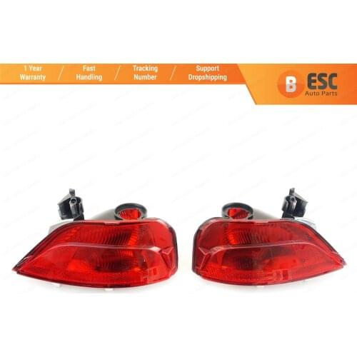 ESP987 Rear Bumper Tail Fog End Light Lamp Lens Reflector 265855907R , 265808906R for Renault Megane MK4 Sedan Scenic MK4