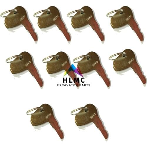 2PCS Excavator Kubota engine parts 35260-31852 H32412 Ignition Key