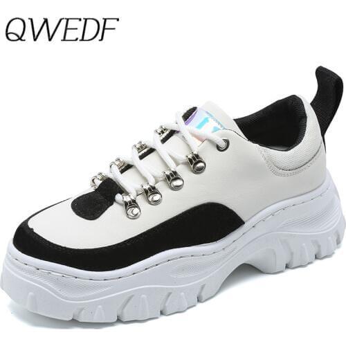2019 Women Shoes New Chunky Sneakers Women Vulcanize Shoes Casual Fashion Shoes Platform Sneakers Basket Femme Krasovki Z3-91
