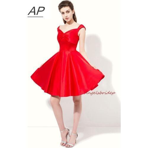 ANGELSBRIDEP Cap Shoulder Evening Party Gown Vestido De Festa High Quality Satin Closure Lace-up Back Fashion Celebrity Pageant