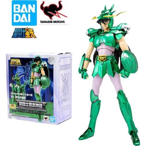 16.5cm BANDAI EX Tamashii Nations Saint Cloth Myth Shiryu Action PVC Collection Model Toy Anime Figure Toys For Kids