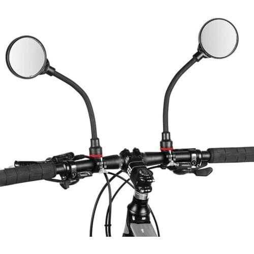 2Pcs Multifunctional Adjustable Mountain Bike Bicycle Handlebar Rearview Mirrors Motorcycle Accessories