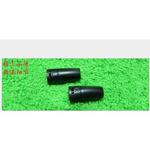 Hig quality 2 Pin Plug Connector for IE80 IE8 IE8i headset headphone wire DIY earphone cable black 2 pair