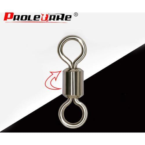 20pcs/lot American Rolling Swivel MS Sea Rock Fishing Tackle Fishhooks Accessories Fishing Swivels Fishing Tools PR-235