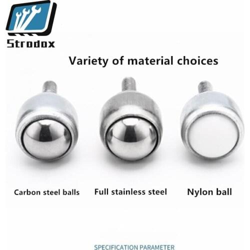 4 PCS Small miniature bulls eye ball bearing NL-8H nylon universal ball All engineering plastic bulls eye wheel