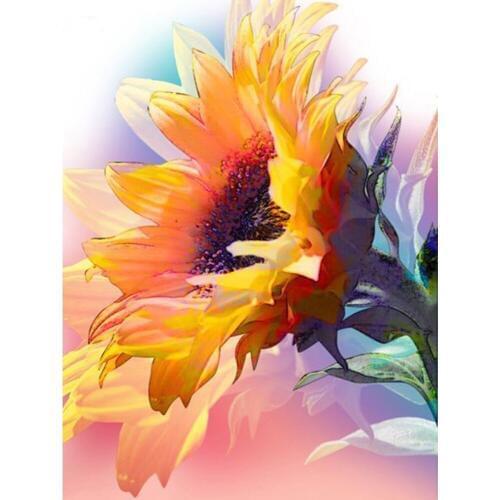 DIY 5D Diamond Painting Sunflower Full Drill Square Picture Of Rhinestone Diamond Embroidery Halloween Handmade Decor