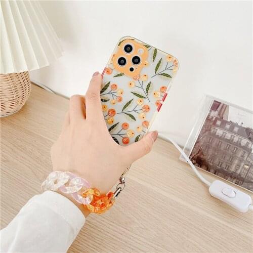 IPhone 12 Case XS / XR Bracelet Case 8plus Transparent Case 12promax Full Shell Iphone Xr Case