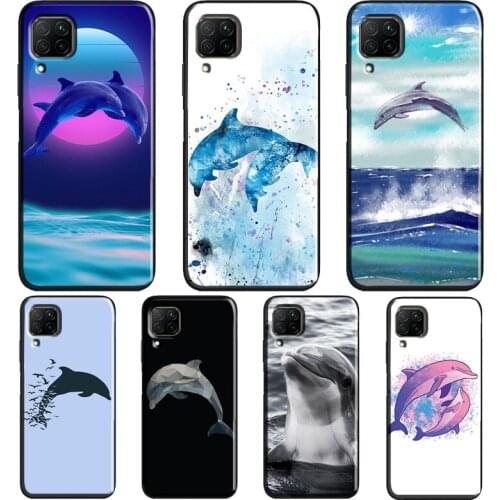 Dolphin Case For Huawei P30 Pro P20 P40 Lite Mate 20 10 P Smart 2019 2021 Nova 5T Honor 8X 9X 10i