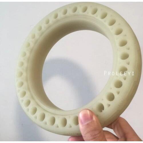 Fluorescent Tires for Xiaomi Mijia M365 Bird Scooter Tyre Solid Hole Tires Luminous Shock Absorber Damping Rubber Tyres Wheels