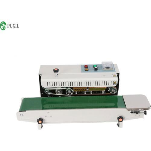 FR-900 Continuous Automatic Film Sealing Machine, 220V / 110V Aluminum Foil Seal Food Packaging Machine