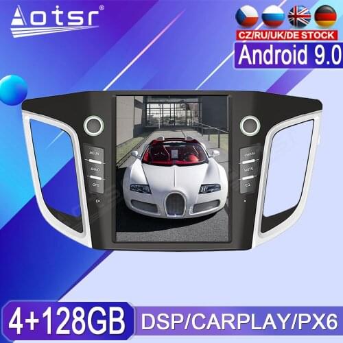 4+128G For HYUNDAI IX25/CRETA Android Radio tape recorder 2014-2018 Car Multimedia Player Stereo head unit PX6 Tesla Audio Navi