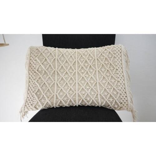 Macrame cushion cover Bohemian throw pillow cover / wedding decorative cushion sham custom size and color