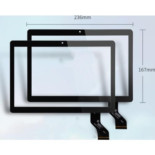 New 2.5D For 10.1'' inch Angs-ctp-101306 Tablet Capacitive touch screen panel digitizer Sensor replace For YESTEL X7