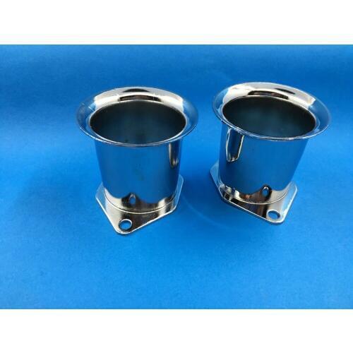 New Velocity Stacks 2 1/4" 40mm Or 44mm 48mm IDF for EMPI/WEBER pair