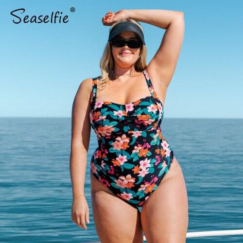 Seaselfie Black One Piece Swimwear