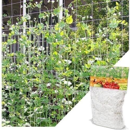 5m 10m Plant Climbing Net Mesh Flower Cucumber Plants Landing Net Frame Support Mesh Vine Trellis Netting Garden Net