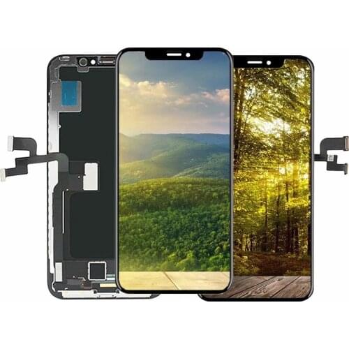 AAA+++ OLED For iPhone X XR XS Max LCD Screen Replacement For iPhone 11 Pro Max Display With 3D Touch Assembly True Tone