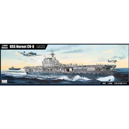 Trumpeter 62001 1/200 scale USS HORNET CV-8 Aircraft carrier model kit 2019
