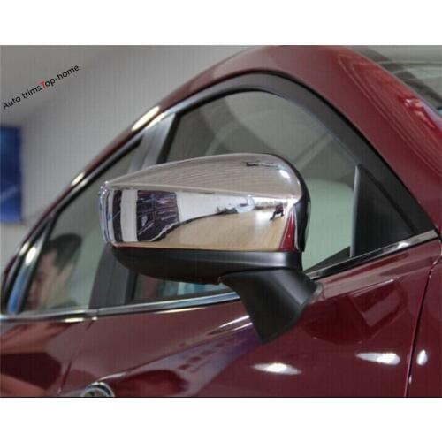 Yimaautotrims Accessories For Mazda 3 2014 2015 2016 ABS Chrome Side Rearview Mirrors Protective Cover Trim