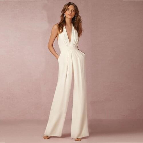 Women Sexy White Jumpsuit Body Jumpsuit For Women Wide Leg Jumpsuit Plus Size Rompers