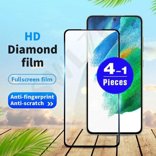 1-4Pcs for Samsung Galaxy s7 edge s8 s9 plus s20 S21 Ultra FE s10 lite 5G s10E tempered glass screen protector protective film