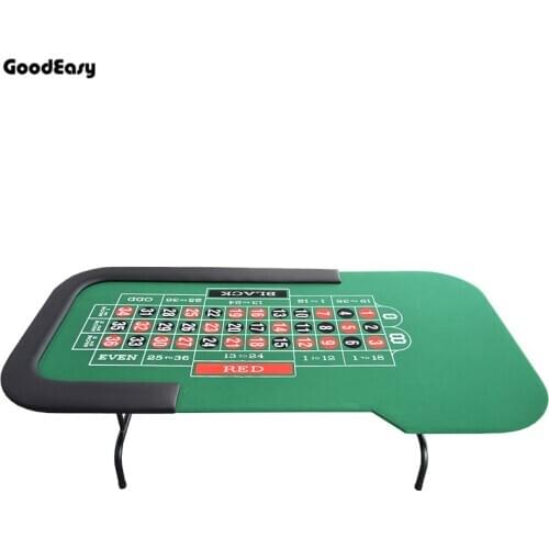 1 pcs poker table Roulette Table Casino Foldable Table Texas Hold'em Poker Indoor Board Game Chip Accessory