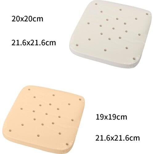 100Pcs Air Fryer Liners Parchment Paper Perforated Parchment Paper for Air Fryer, Streamer, Pans, Extra Strong, Easy to Clean