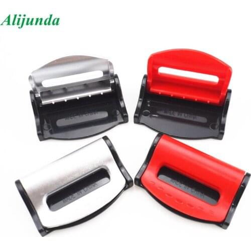 2Pcs safety seat belt clip adjuster stop clip car shape for Mazda Mitsubishi ASX Outlander Lancer Evolution Pajero Eclipse