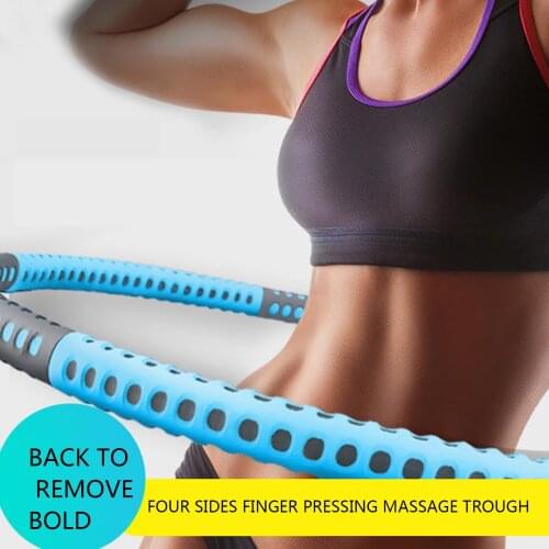 2021 Removable Stainless Steel Sport Hoop Fitness Circle Lose Weight Home Bodybuilding Exercise Crossfit Workout Equipment