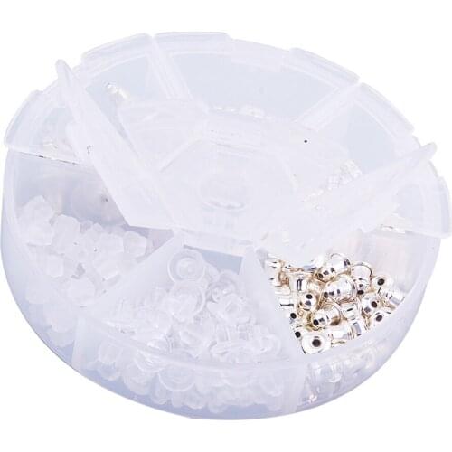 260 Pieces Earring Backs Earring Stoppers Ear Post Nuts Combination For Girl