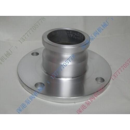 4 inch flange, Yang end, aluminum alloy oil discharge port, F type quick fitting, oil tank, oil discharge port, flange joint, Ya