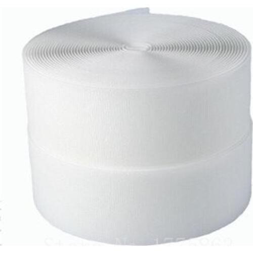 5 Yards 2'' 50mm Width White Sew on Hook and Loop Tape AA7311