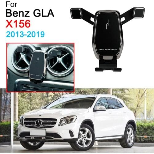 Car Mobile Phone Support Bracket Air Vent Mount Gravity Call Phone Holder for Benz GLA X156 Accessories 2013-2019